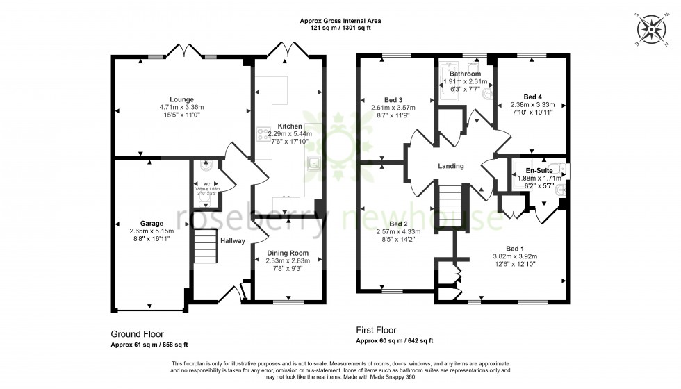 Floorplan for Stainton, Middlesbrough, North Yorkshire