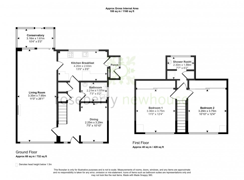 Floorplan for Great Ayton, Middlesbrough, North Yorkshire