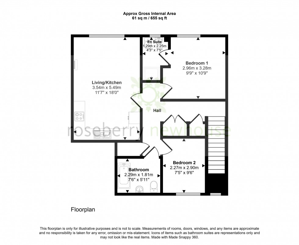 Floorplan for Great Ayton, Middlesbrough, North Yorkshire