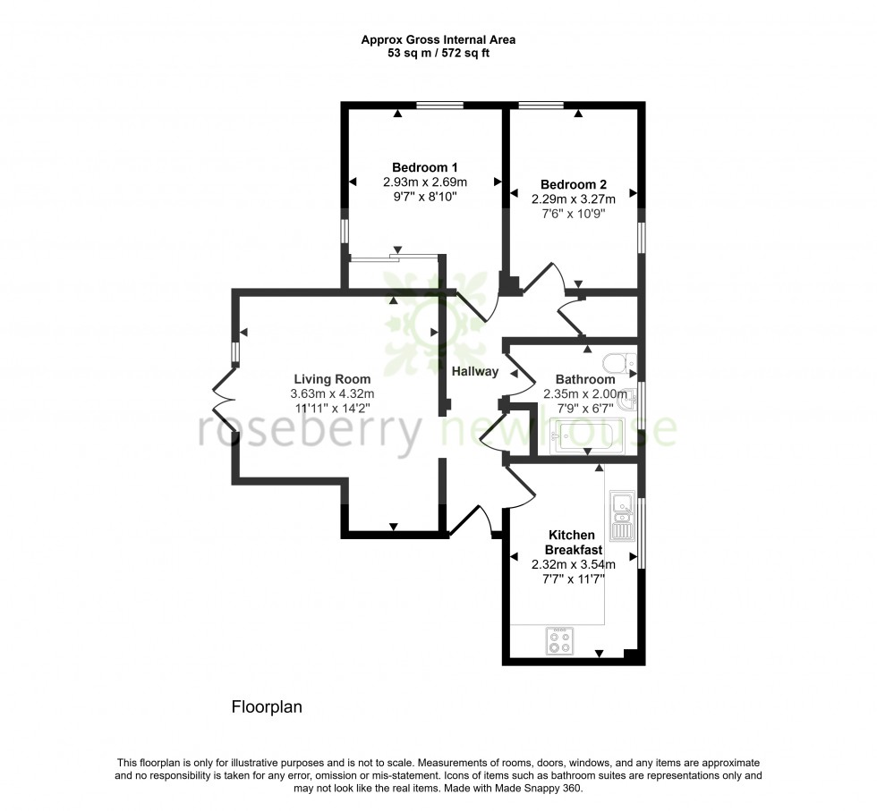 Floorplan for Great Ayton, North Yorkshire