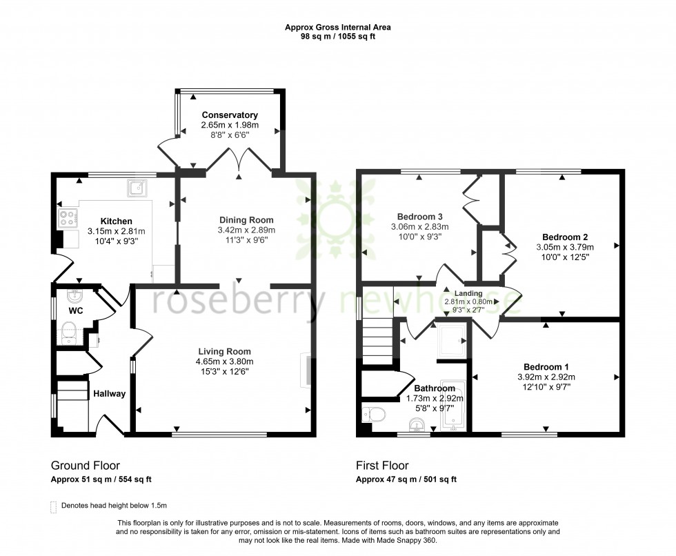 Floorplan for Stokesley, Middlesbrough, North Yorkshire