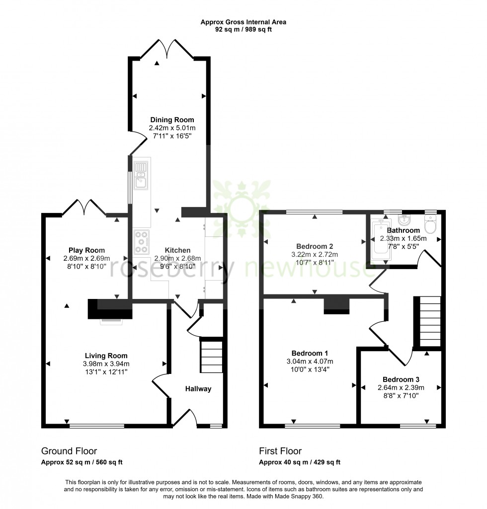 Floorplan for Great Ayton, North Yorkshire