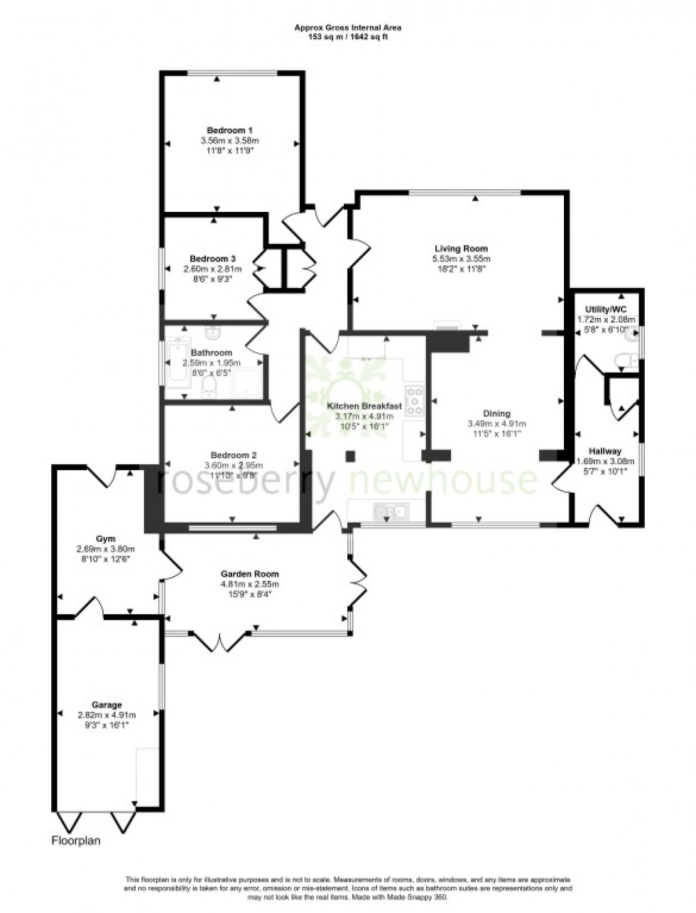 Floorplan for Stokesley, North Yorkshire
