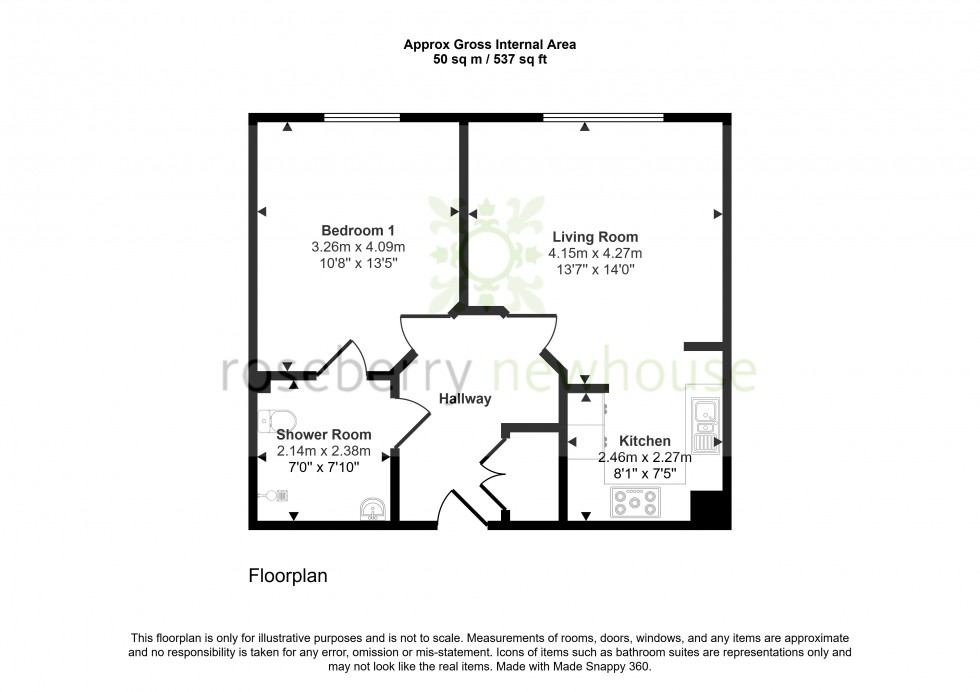 Floorplan for Great Ayton, Middlesbrough, North Yorkshire