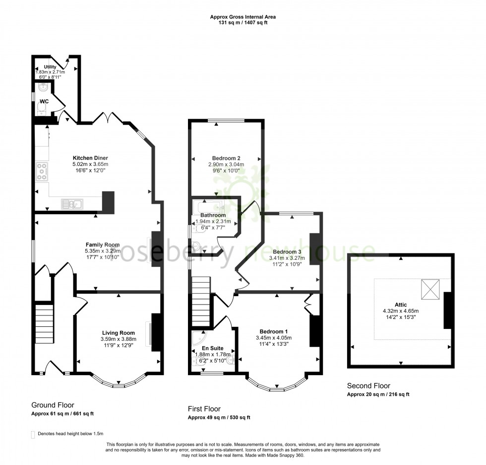 Floorplan for Hutton Rudby, Yarm, North Yorkshire