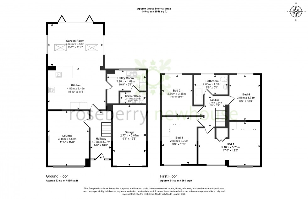 Floorplan for Yarm, Durham