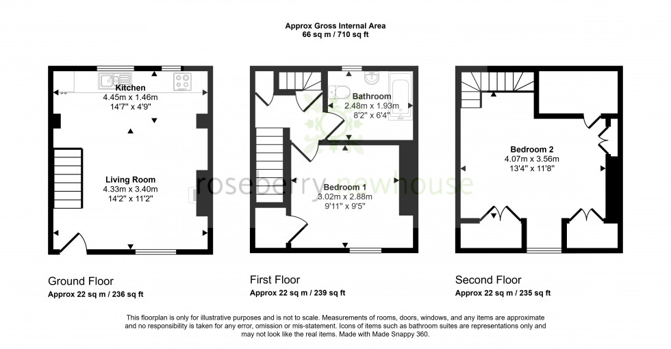 Floorplan for Great Broughton, Middlesbrough, North Yorkshire