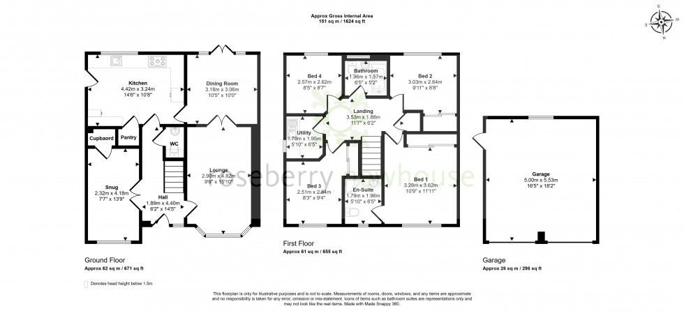 Floorplan for Low Hartburn, Stockton-On-Tees