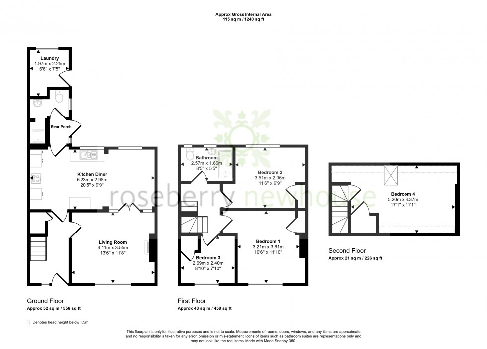 Floorplan for Great Ayton, Middlesbrough, North Yorkshire