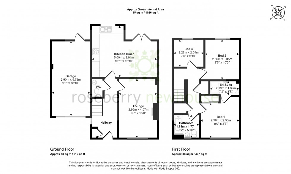 Floorplan for Carlton, Stockton-on-Tees, Durham