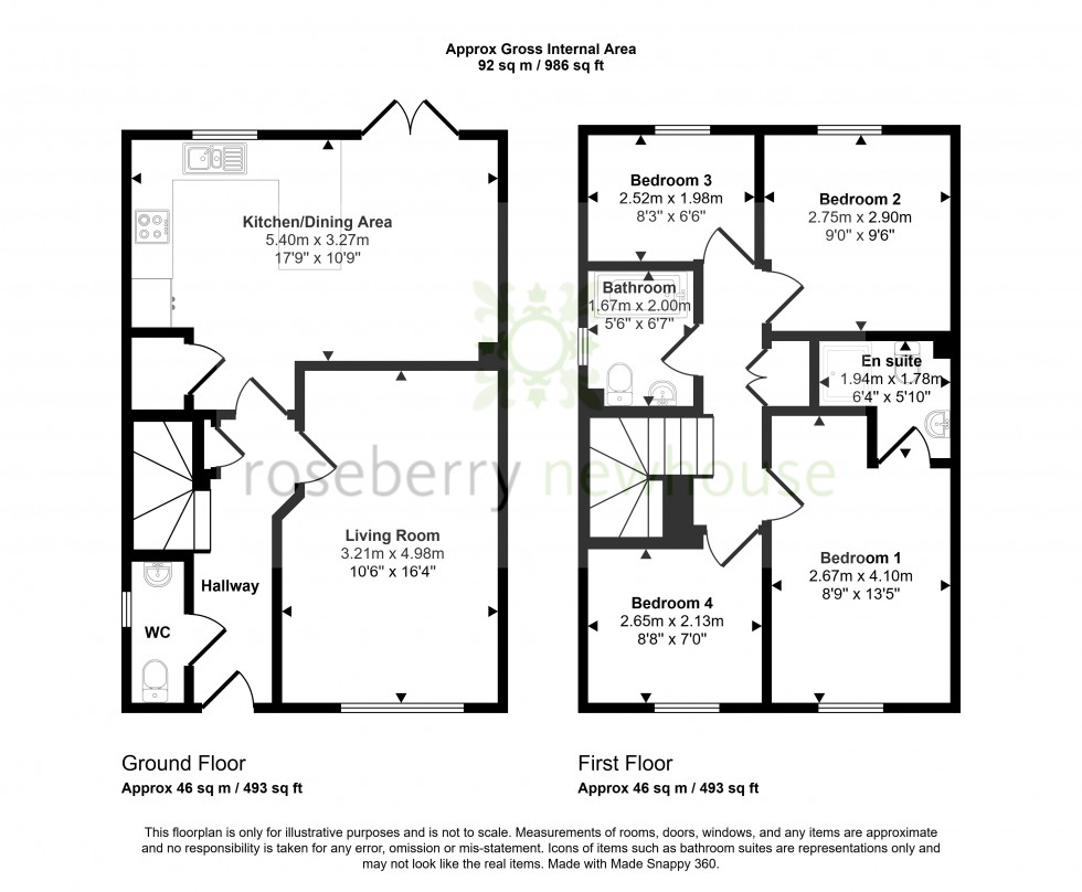 Floorplan for Whitby, North Yorkshire