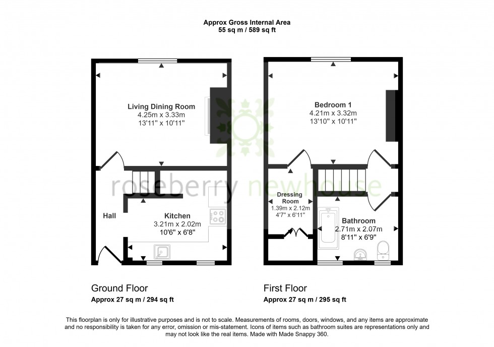 Floorplan for Redcar, North Yorkshire