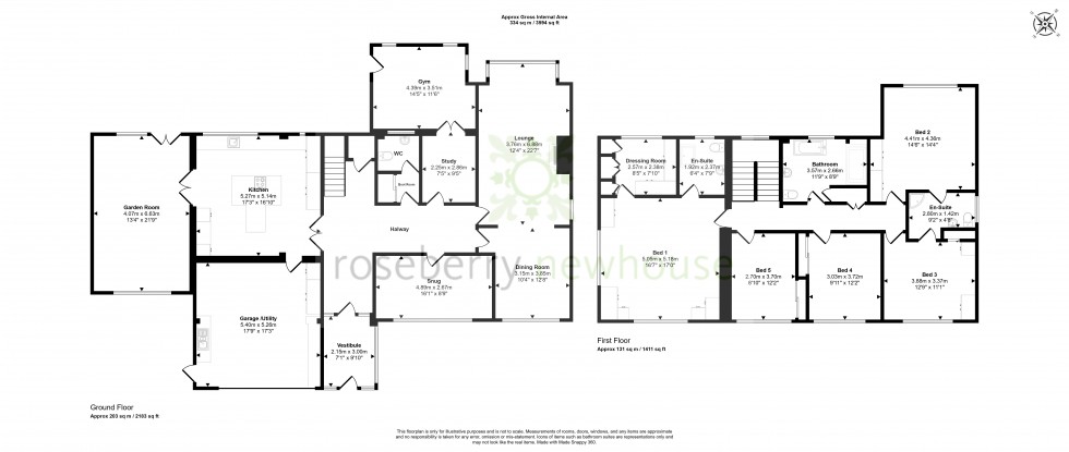 Floorplan for Yarm, North Yorkshire