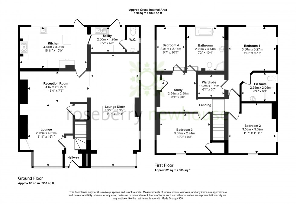 Floorplan for Stockton-on-Tees, Durham