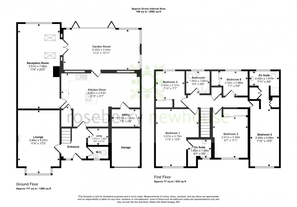 Floorplan for Ingleby Barwick, Thornaby