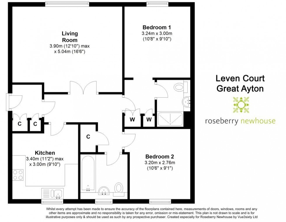 Floorplan for Great Ayton, Middlesbrough, North Yorkshire
