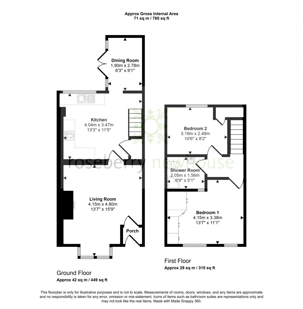 Floorplan for Hutton Rudby, Yarm