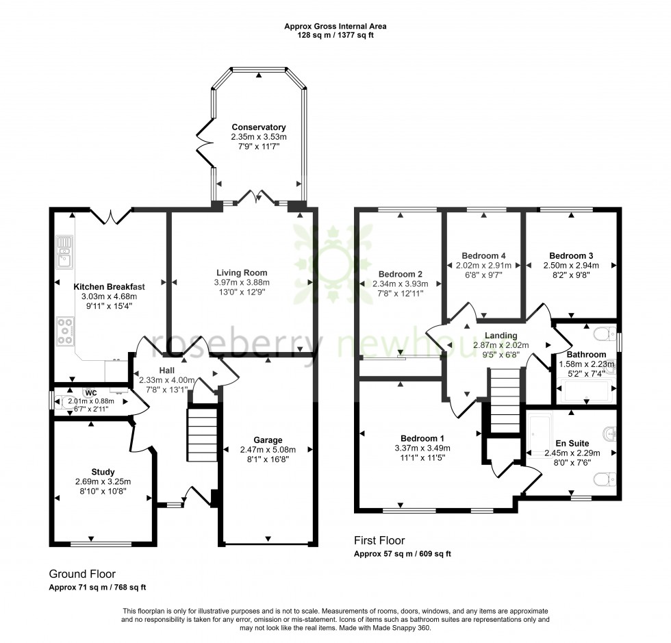 Floorplan for Marton-in-Cleveland, Middlesbrough, North Yorkshire
