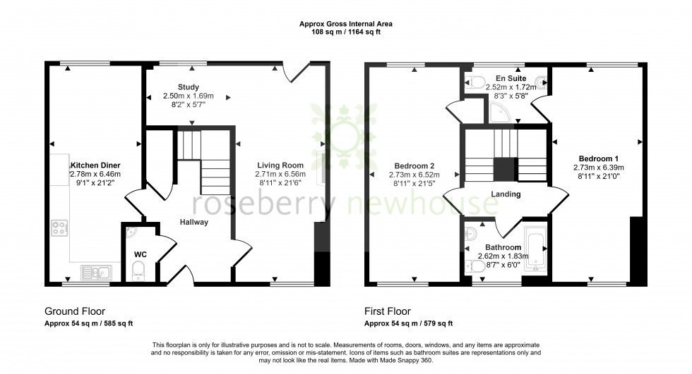 Floorplan for School Lane, Great Ayton, North Yorkshire
