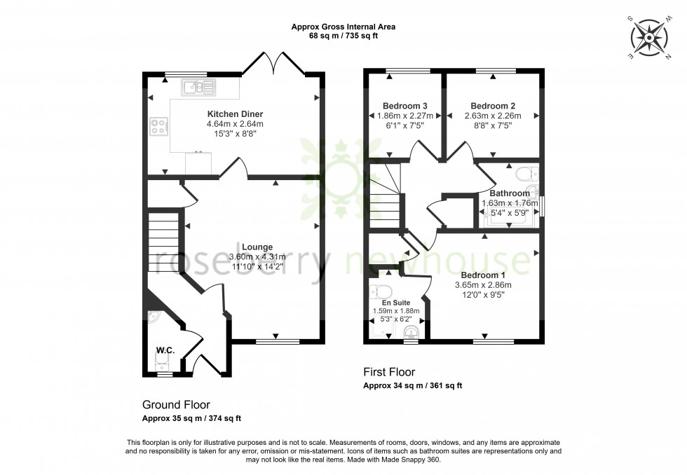 Floorplan for Ingleby Barwick, Thornaby