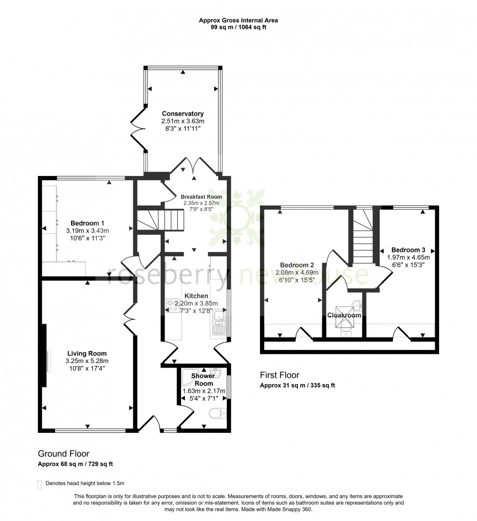 Floorplan for Great Ayton, North Yorkshire