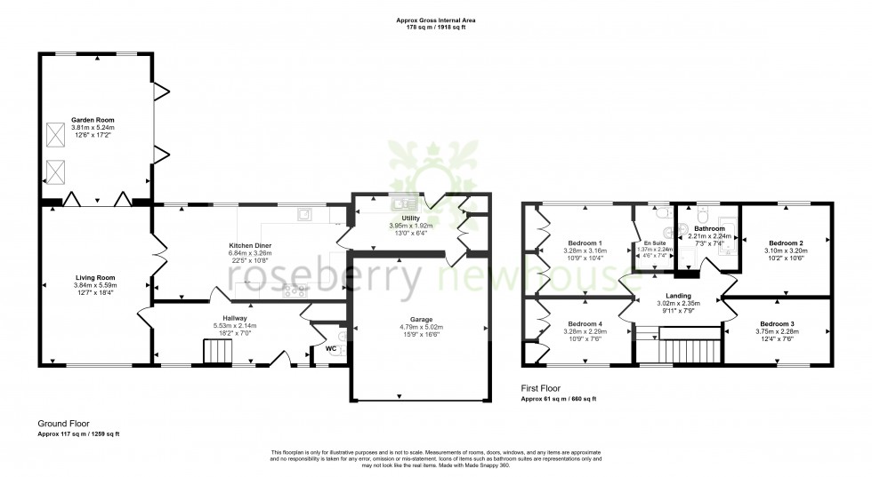 Floorplan for Stokesley, Middlesbrough, North Yorkshire