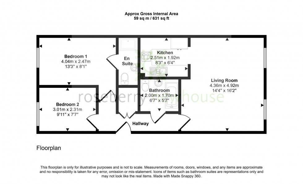 Floorplan for Stokesley, Middlesbrough, North Yorkshire