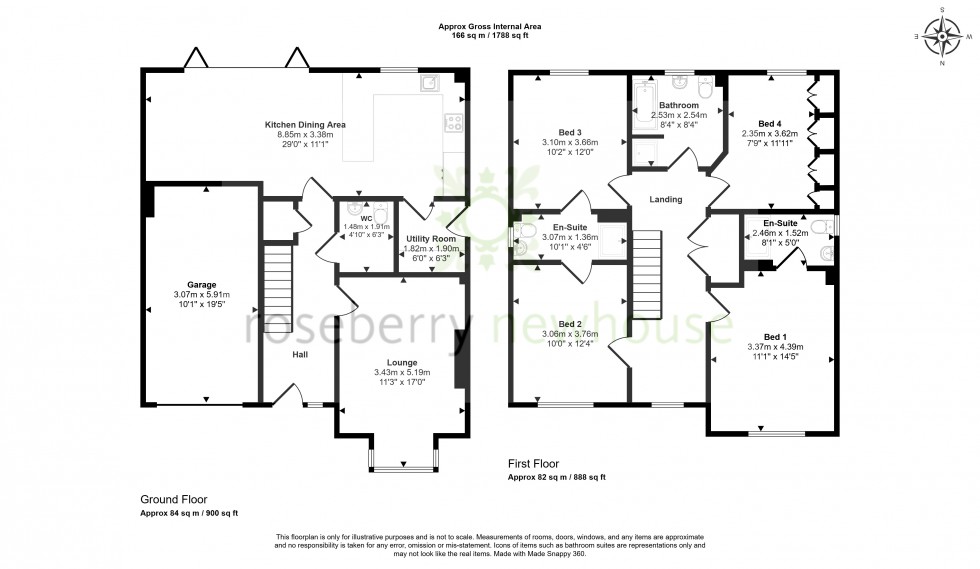 Floorplan for Eaglescliffe, Stockton-on-Tees, Durham
