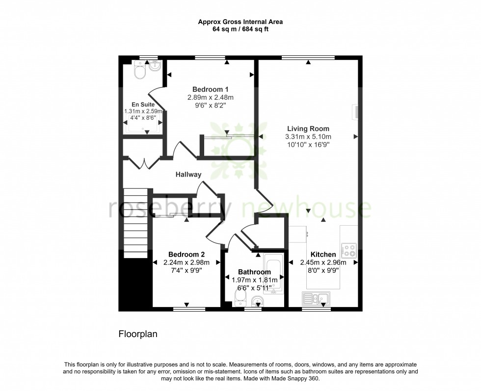 Floorplan for Great Ayton, North Yorkshire