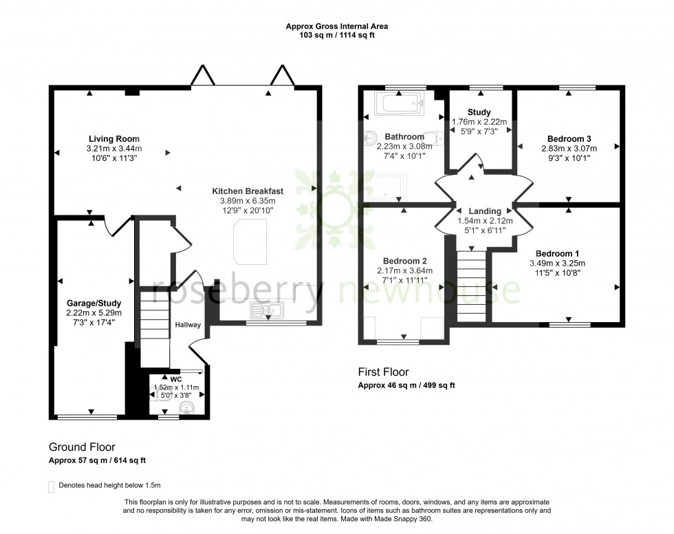 Floorplan for Guisborough, North Yorkshire