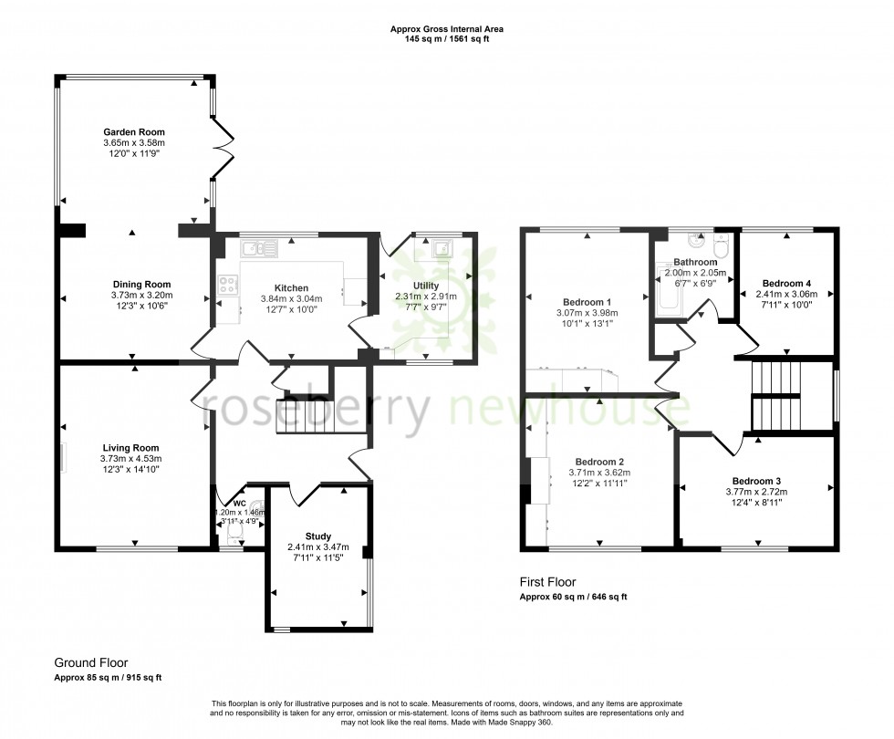 Floorplan for Stokesley, Middlesbrough, North Yorkshire