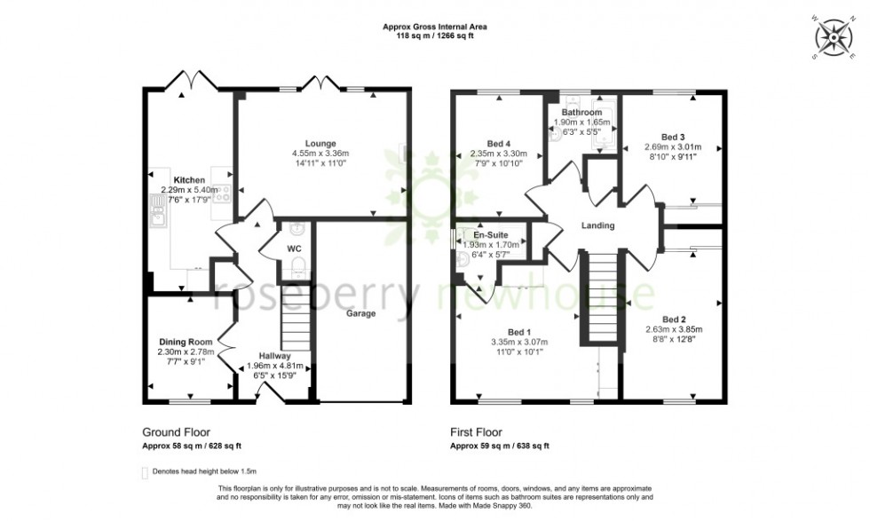 Floorplan for Stainton, Middlesbrough, North Yorkshire