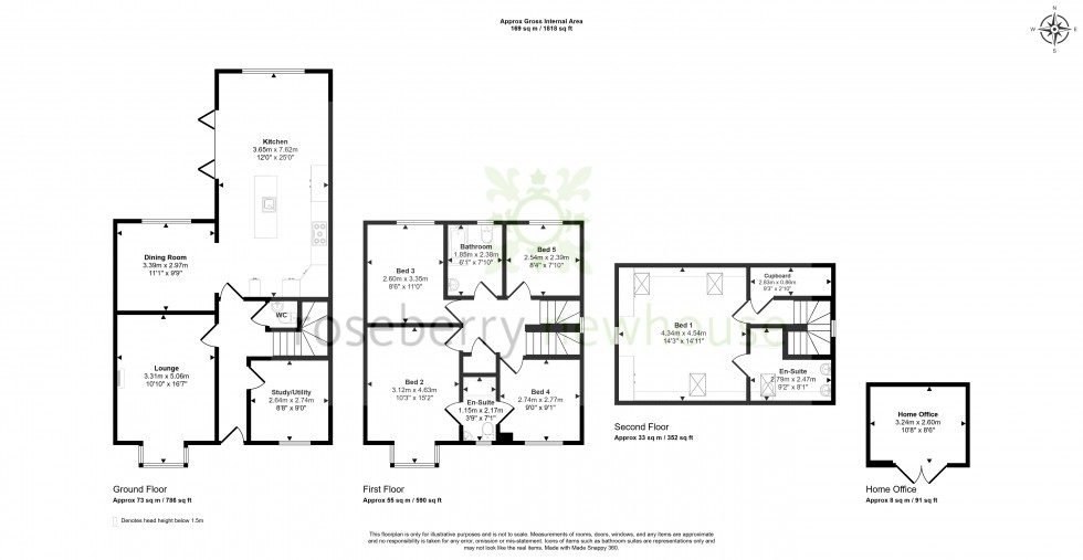 Floorplan for Ingleby Barwick, Stockton-on-Tees, Durham