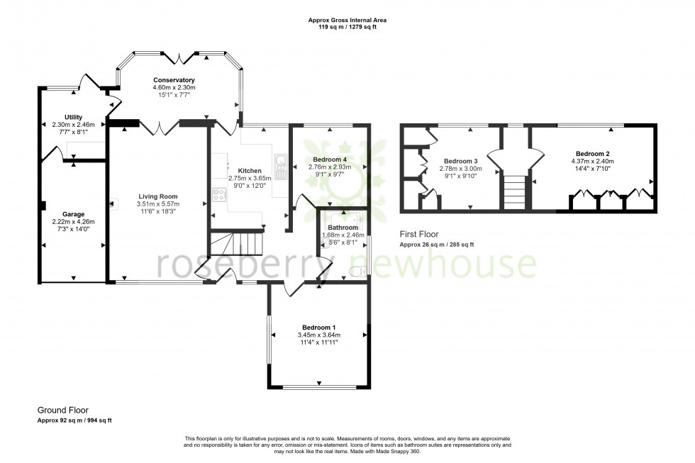 Floorplan for Nunthorpe, Middlesbrough
