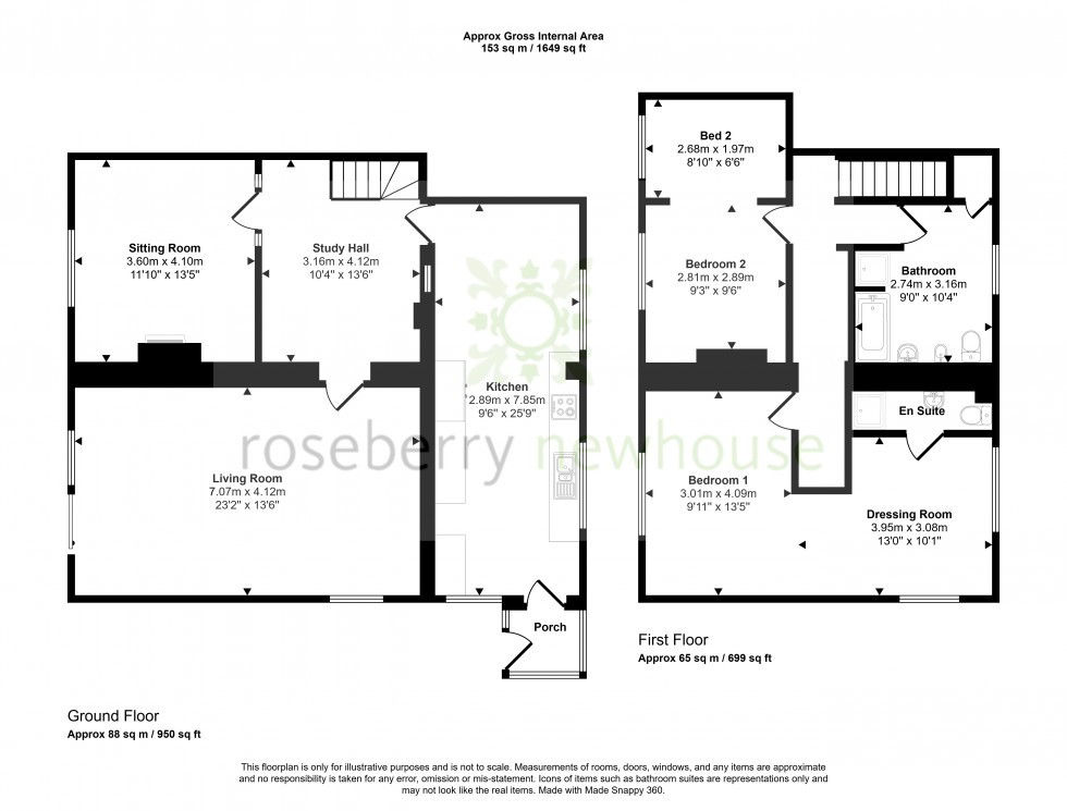 Floorplan for Ingleby Greenhow, Middlesbrough, North Yorkshire