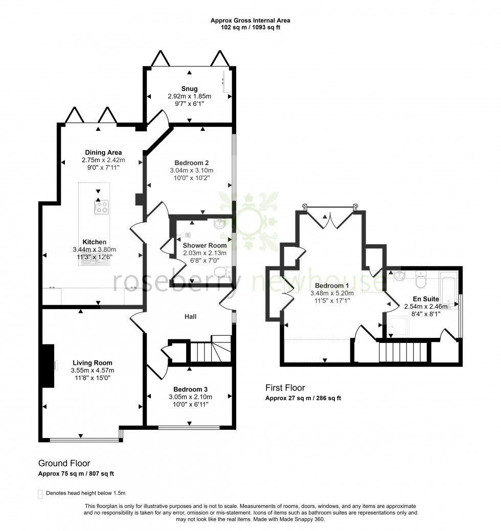 Floorplan for Great Ayton, Middlesbrough, North Yorkshire
