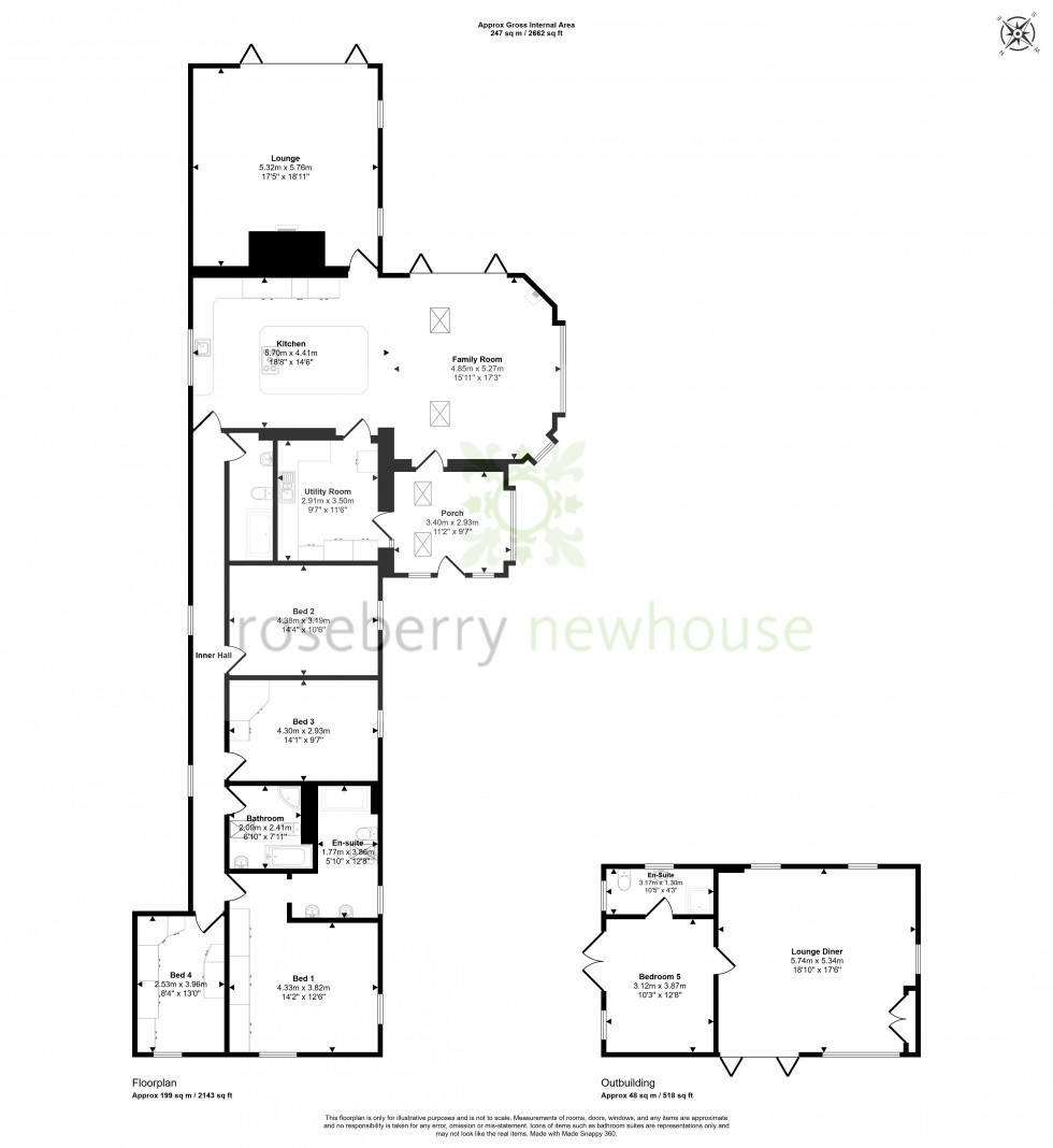 Floorplan for Elton, Stockton-on-Tees, Durham
