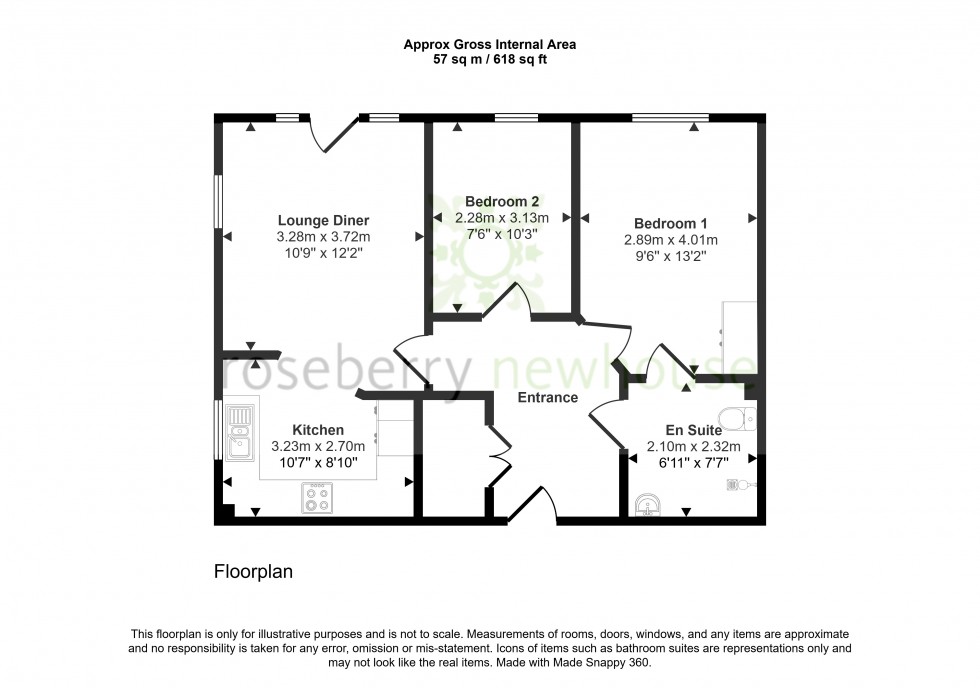 Floorplan for Great Ayton, Middlesbrough, North Yorkshire