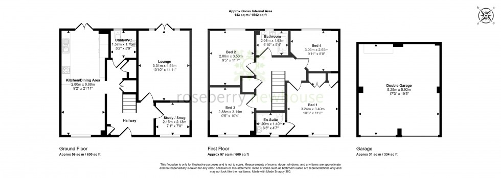 Floorplan for Stainton, Middlesbrough, North Yorkshire