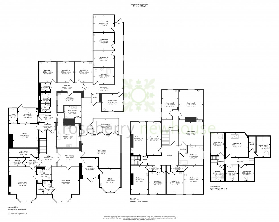 Floorplan for Saltburn-by-the-Sea, North Yorkshire