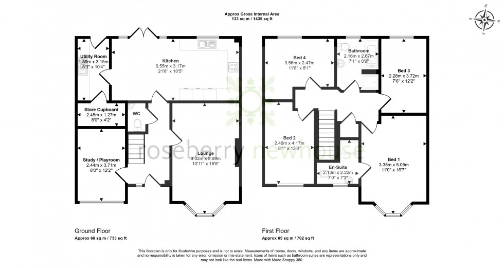Floorplan for Acklam, Middlesbrough, North Yorkshire