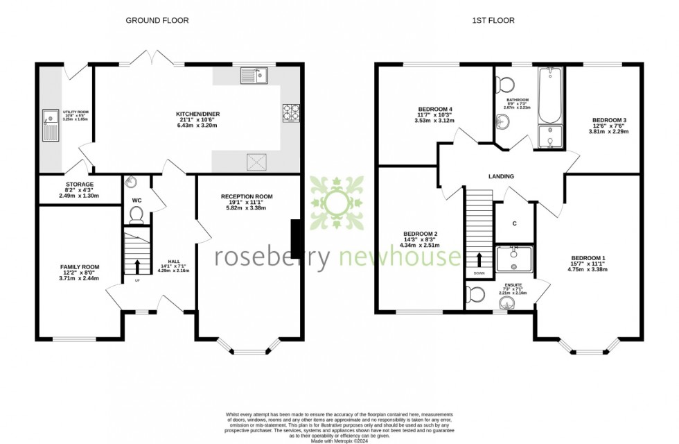 Floorplan for Acklam, Middlesbrough, North Yorkshire