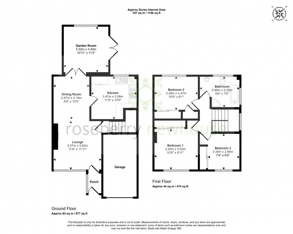 Floorplan for Marton-in-Cleveland, Middlesbrough
