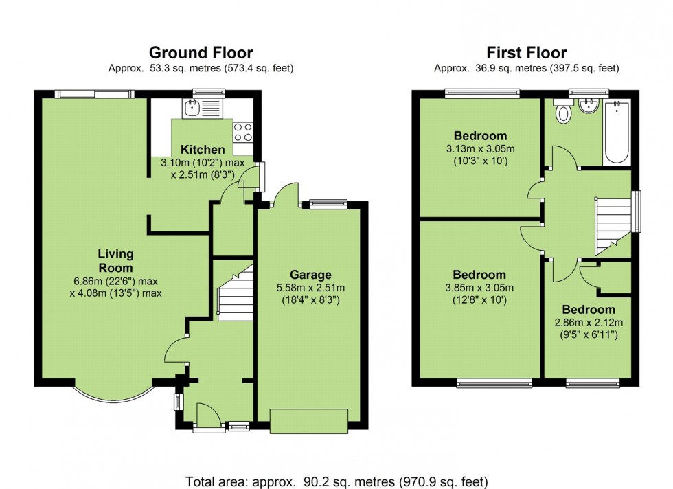 Floorplan for Yarm, Stockton-On-Tees