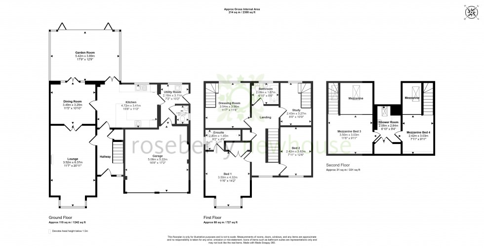 Floorplan for Middleton St. George, Darlington, Durham
