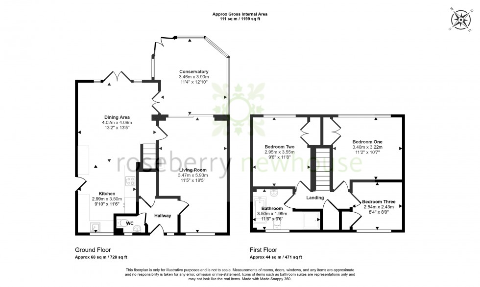 Floorplan for Long Newton
