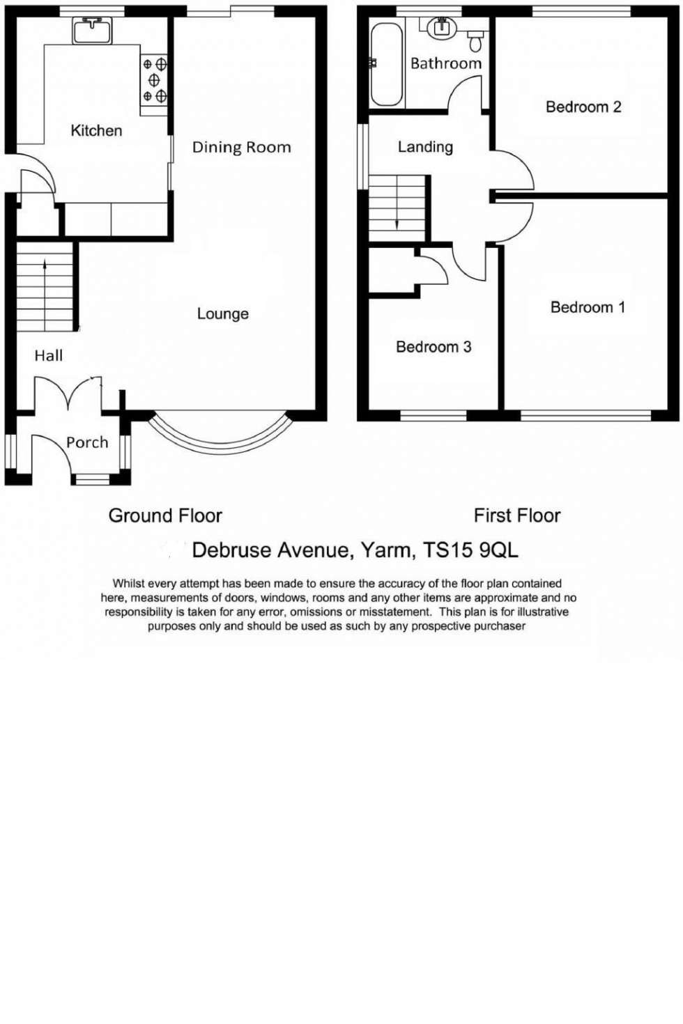 Floorplan for Yarm, Stockton On Tees