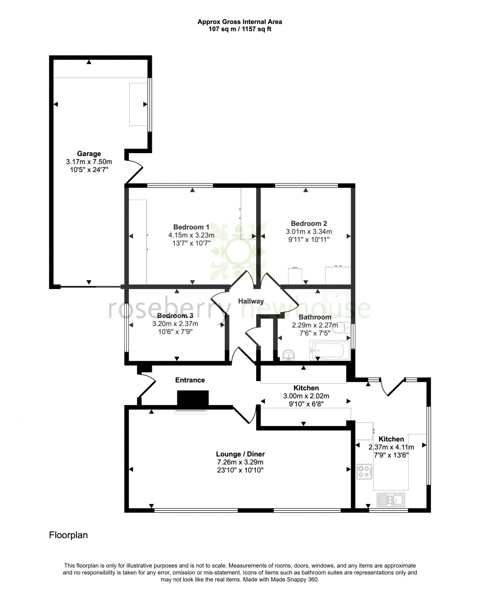 Floorplan for Billingham, Stockton-on-Tees