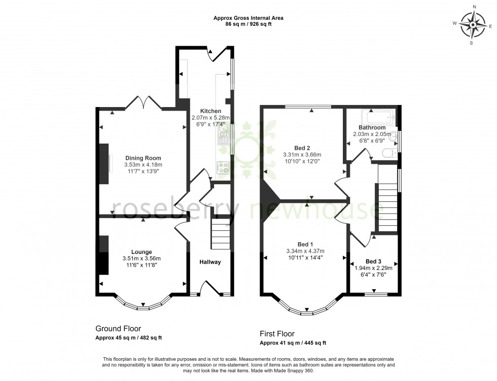 Floorplan for Norton, Stockton-On-Tees