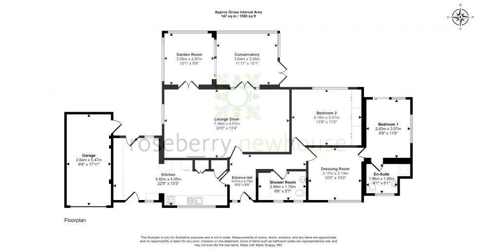 Floorplan for Carlton, Stockton-on-Tees, Durham